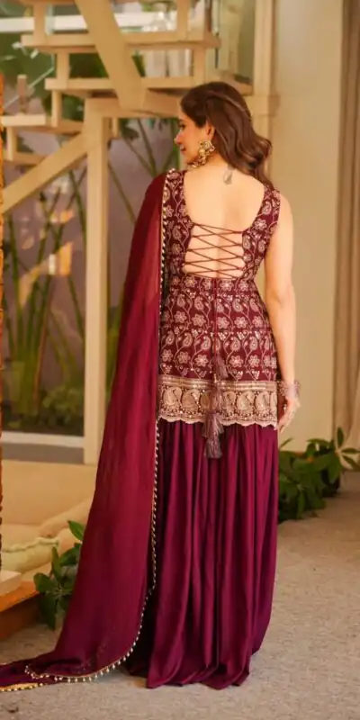 MD 3093 Red Blooming Faux Georgette Salwar Suit Perfect for Wedding, Party, Makar Sankranti, Baby Shower, Traditional Day – . Special Price ₹2149. Deliv | Jump Suits, Salwar suit, Casual Suits, Creative suits, Designer Suits, Palazzo Suits, Party Wear Suits, Patiala Suits, Straight Suits