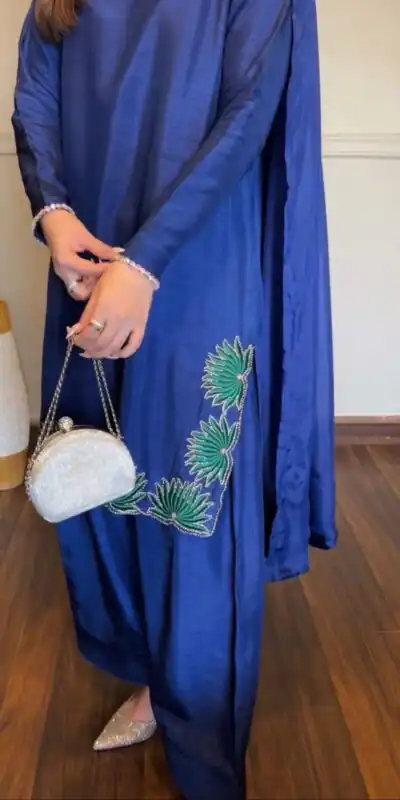 KD 1620 Blue American Silk Salwar Suit Perfect for Wedding, Party, Onam, Family Gatherings, Baisakhi – . Affordable Price ₹1849. Delivery 4-6 Working Days | Jump Suits, Salwar suit, Casual Suits, Creative suits, Designer Suits, Palazzo Suits, Party Wear Suits, Patiala Suits, Straight Suits