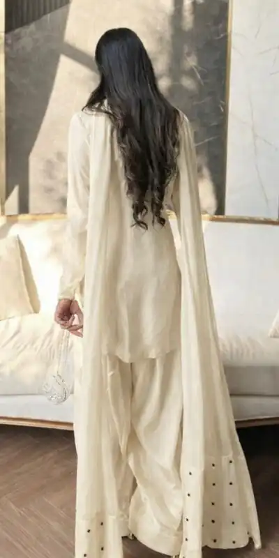 NF 1270 Off White Natural Crep Salwar Suit Brown with Embroidery Work. Exclusive Offer ₹1899. Delivery 4-6 Working Days. Shop now. | Jump Suits, Salwar suit, Casual Suits, Creative suits, Designer Suits, Palazzo Suits, Party Wear Suits, Patiala Suits, Straight Suits