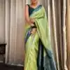 KPR 230 Pista Soft Lichi Silk Saree Perfect for Wedding, Party, Reception, Diwali, Ethnic Day – . Affordable Price ₹1449. Delivery 4-6 Working Days. | Designer Sarees, Modern Digital sarees, Sarees, Bollywood Sarees, Creative Sarees, Embroidered Sarees, Ethnic Saree, Party Wear Sarees