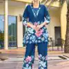 DIVA 128 Blue Color Cotton Kurti with Printed Designer Work. Exclusive Offer ₹1749. Delivery 4-6 Working Days. Online Shop now. | Kurti, Bollywood Kurti, Creative Kurtis, Designer Kurti, Party Wear Kurti, Selfie Kurti