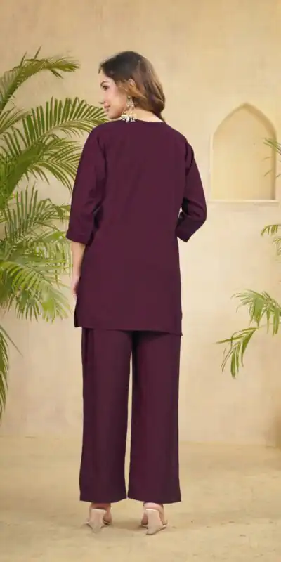 DIVA 158 Wine Viscose Rayon Kurti with Embroidery Work & Mirror Work. Wedding, Party, Festive Grab it for ₹1749. Delivery 4-6 Working Days. Shop now. | Kurti, Bollywood Kurti, Creative Kurtis, Designer Kurti, Party Wear Kurti, Selfie Kurti
