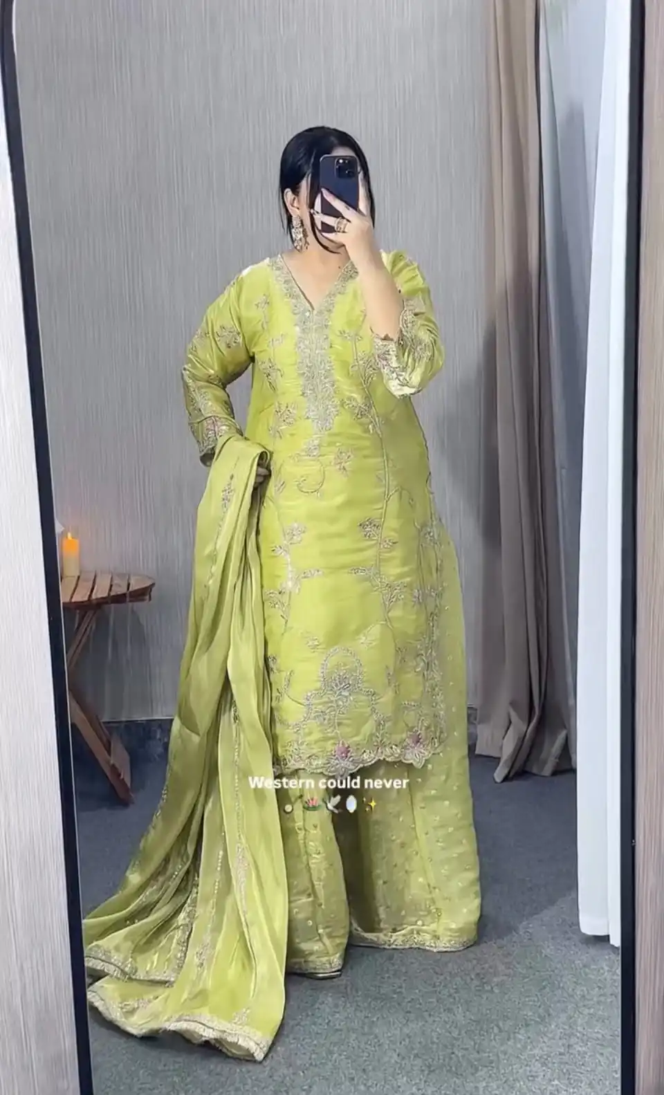 Perfect Pista Zimmy Silk Embroidery Work Salwar Suit - Image 4