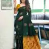 KPR 217 Green Soft Lichi Silk Jacquard Work Saree with Designer Work Wedding, Party, Festive, Events, Deal ₹1299. Delivery 4-6 Working Days. Shop now. | Designer Sarees, Modern Digital sarees, Sarees, Bollywood Sarees, Creative Sarees, Embroidered Sarees, Ethnic Saree, Party Wear Sarees