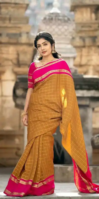KPR 287 Mustered Color Yellow Soft Lichi Silk Saree with Jacquard Work. Best Price ₹1449. Delivery 4-6 Working Days. Shop now. | Designer Sarees, Modern Digital sarees, Sarees, Bollywood Sarees, Creative Sarees, Embroidered Sarees, Ethnic Saree, Party Wear Sarees