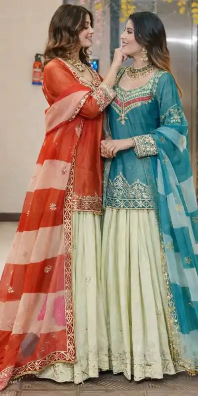 ZC 8008 Orange in Fandy Silk Sequins Work & Embroidery Work Lehenga Choli . Introductory Price ₹2499. Delivery 4-6 Working Days. Shop now. | Lehenga, Bollywood Lehenga, Creative Lehenga, Designer Lehenga, Embroidered Lehenga, Party Wear Lehenga