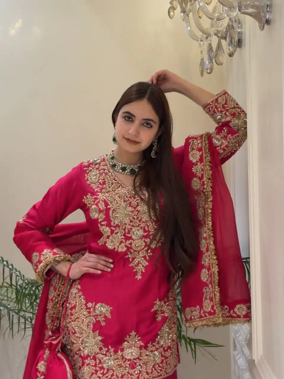 RTC 6041 Pink Chinon Silk Salwar Suit Perfect for Wedding, Party, Ganesh Chaturthi, Baby Shower, Makar Sankranti – . Affordable Price ₹2649. De | Jump Suits, Salwar suit, Casual Suits, Creative suits, Designer Suits, Palazzo Suits, Party Wear Suits, Patiala Suits, Straight Suits