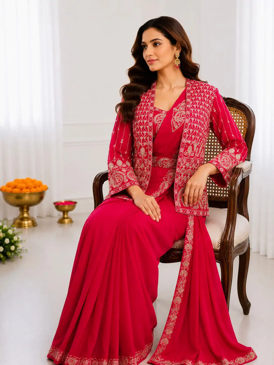 BB 64 Blue Pink Silk Saree with Embroidery Work & Sequins Work. Affordable Price ₹2499. Delivery 4-6 Working Days. Shop now. | Designer Sarees, Modern Digital sarees, Sarees, Bollywood Sarees, Creative Sarees, Embroidered Sarees, Ethnic Saree, Party Wear Sarees