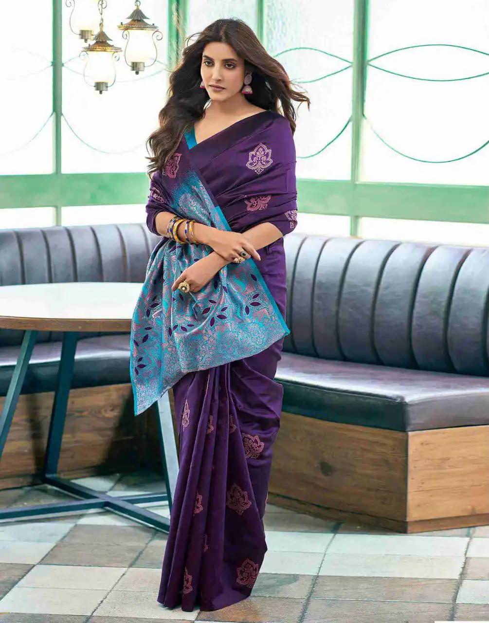 KPR 217 Purple Soft Lichi Silk Jacquard Work Saree with Designer Work Wedding, Party, Festive, Events, Deal ₹1299. Delivery 4-6 Working Days. Shop now. | Designer Sarees, Modern Digital sarees, Sarees, Bollywood Sarees, Creative Sarees, Embroidered Sarees, Ethnic Saree, Party Wear Sarees