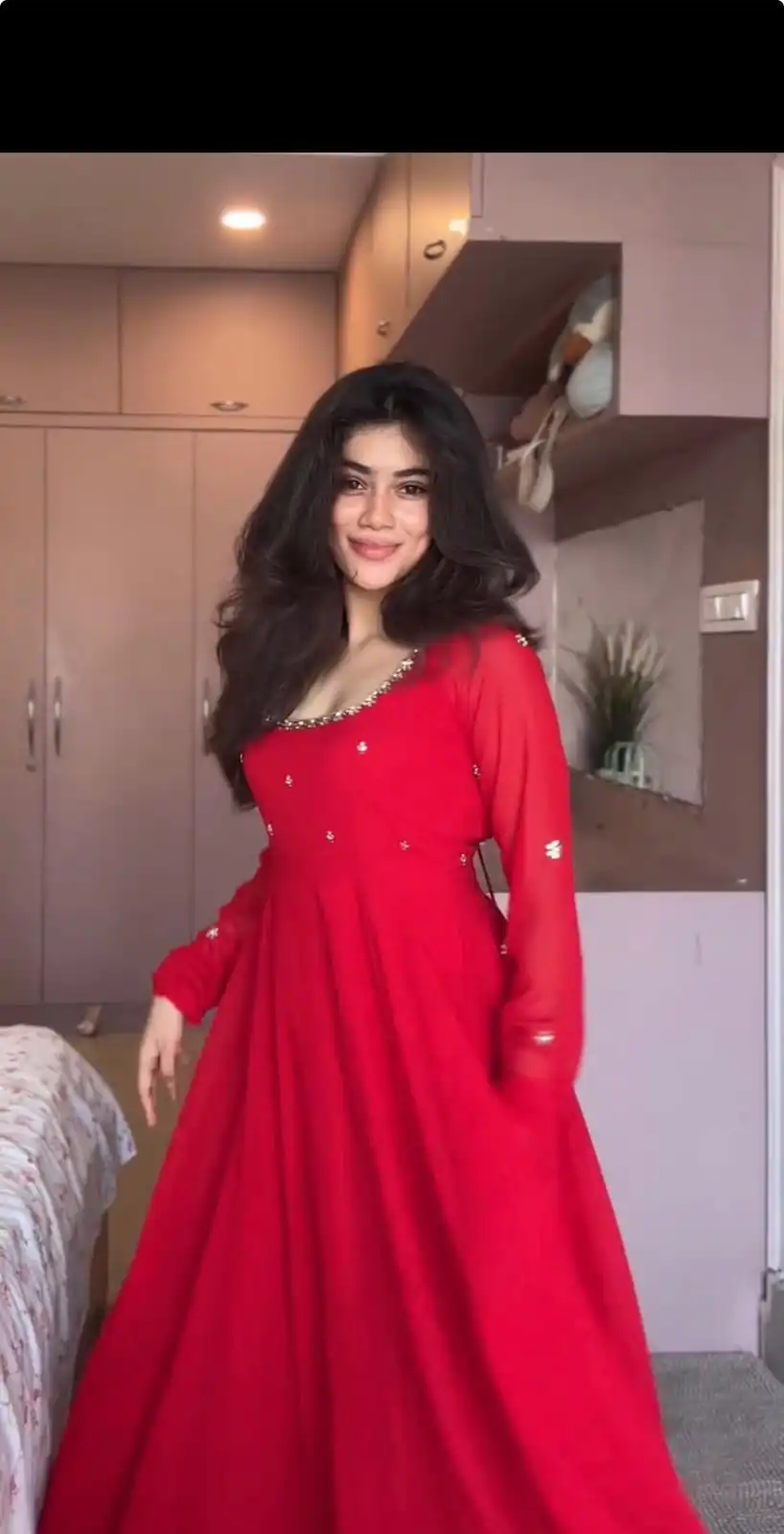 ZB 5074 Red Faux Georgette Gown Perfect for Wedding, Party, Raksha Bandhan, Temple Visit, Onam – . Get it for ₹1899. Delivery 4-6 Working Days. Shop now | Gowns, Bollywood Gowns, Creative Gowns, Designer Gowns, Embroidered Gowns, Party Wear Gowns