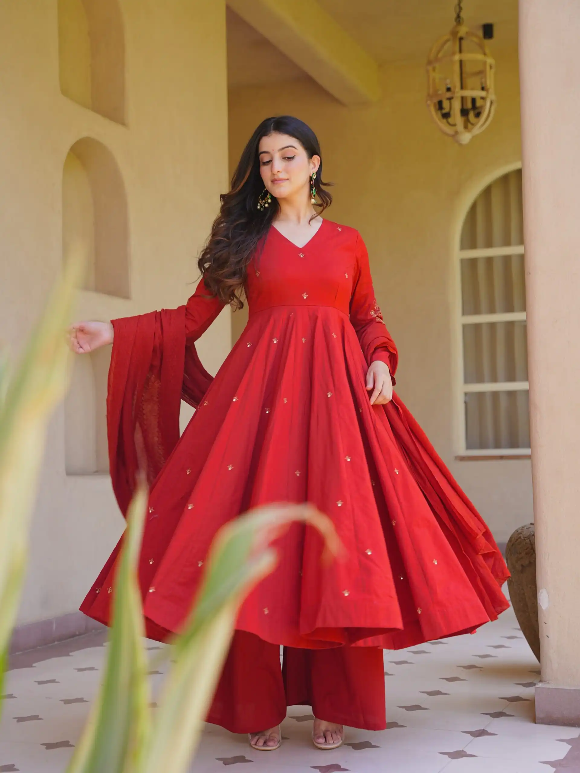NF 1292 Red Perfect for Wedding, Party, Temple Visit, Makar Sankranti, Housewarming – Affordable Price ₹2399. Delivery 4-6 Work | Anarkali Suits, Bollywood Anarkali, Creative-Anarkali, Designer Anarkali, Embroidered Anarkali, Party Wear Anarkali, Salwar suit
