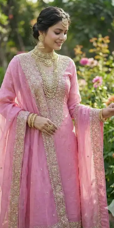 JF 040 Pink Fendy Silk Salwar Suitwith Embroidery Work & Lace Work. Now at just ₹2049. Delivery 4-6 Working Days. Shop now. | Jump Suits, Salwar suit, Casual Suits, Creative suits, Designer Suits, Palazzo Suits, Party Wear Suits, Patiala Suits, Straight Suits