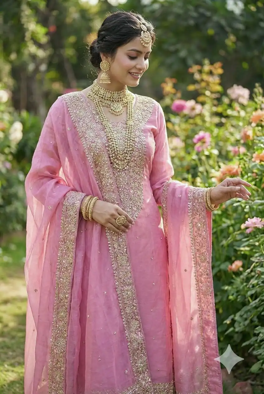 JF 040 Pink Fendy Silk Salwar Suitwith Embroidery Work & Lace Work. Now at just ₹2049. Delivery 4-6 Working Days. Shop now. | Jump Suits, Salwar suit, Casual Suits, Creative suits, Designer Suits, Palazzo Suits, Party Wear Suits, Patiala Suits, Straight Suits