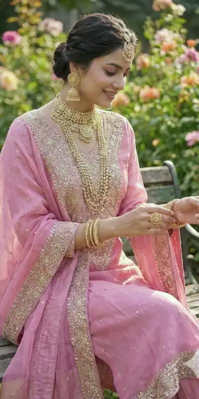 JF 040 Pink Fendy Silk Salwar Suitwith Embroidery Work & Lace Work. Now at just ₹2049. Delivery 4-6 Working Days. Shop now. | Jump Suits, Salwar suit, Casual Suits, Creative suits, Designer Suits, Palazzo Suits, Party Wear Suits, Patiala Suits, Straight Suits