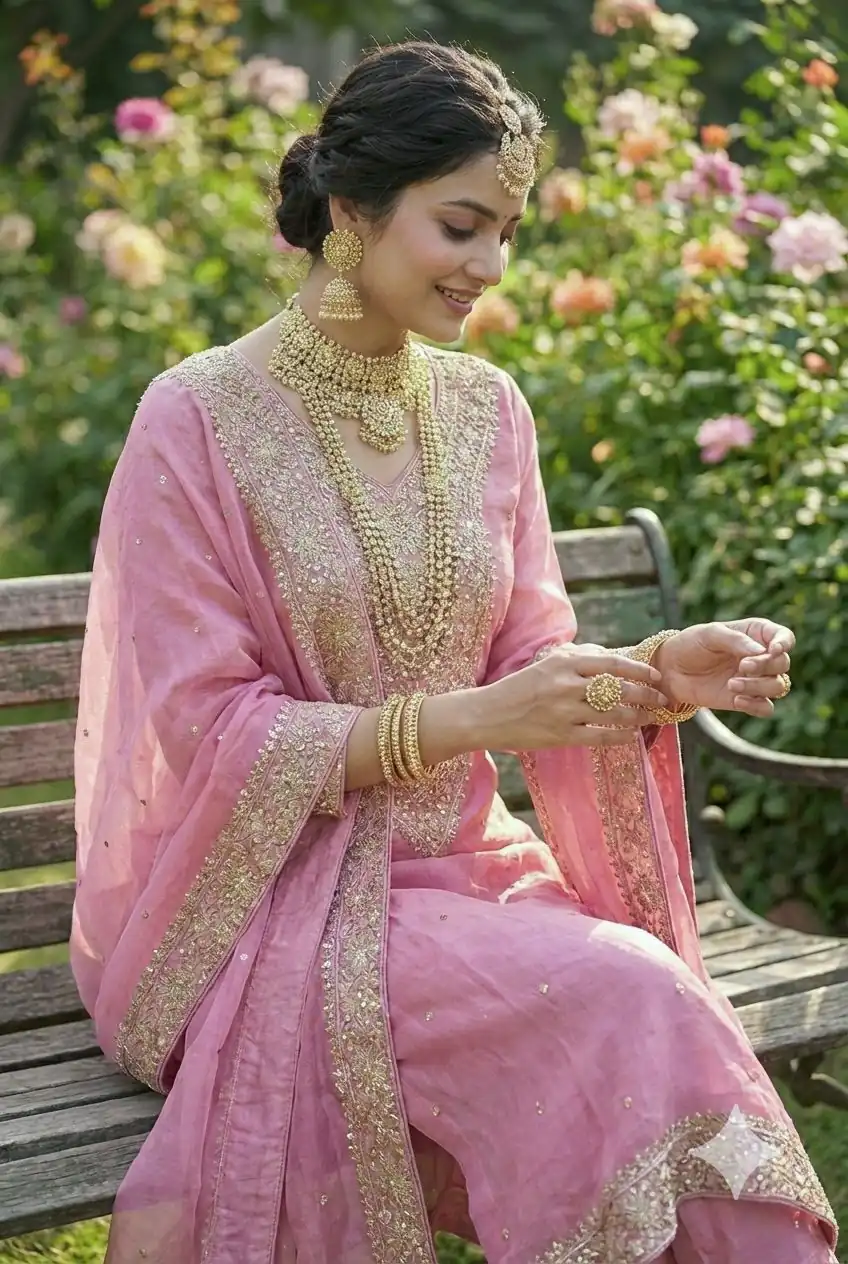 JF 040 Pink Fendy Silk Salwar Suitwith Embroidery Work & Lace Work. Now at just ₹2049. Delivery 4-6 Working Days. Shop now. | Jump Suits, Salwar suit, Casual Suits, Creative suits, Designer Suits, Palazzo Suits, Party Wear Suits, Patiala Suits, Straight Suits