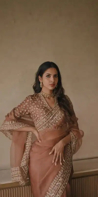 KD 632 Light Brown Soft Tebby Silk Saree. Perfect for Wedding, Party, Onam, Family Gatherings, Mehendi – Festive Deal ₹2099. Delivery 4-6 Working Days | Designer Sarees, Modern Digital sarees, Sarees, Bollywood Sarees, Creative Sarees, Embroidered Sarees, Ethnic Saree, Party Wear Sarees