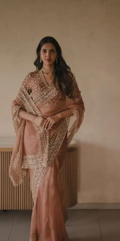 KD 632 Light Brown Soft Tebby Silk Saree. Perfect for Wedding, Party, Onam, Family Gatherings, Mehendi – Festive Deal ₹2099. Delivery 4-6 Working Days | Designer Sarees, Modern Digital sarees, Sarees, Bollywood Sarees, Creative Sarees, Embroidered Sarees, Ethnic Saree, Party Wear Sarees