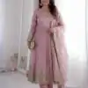 ZB 5073 Pink Fendy Silk Gown Perfect for Wedding, Party, Baisakhi, Traditional Day, Makar Sankranti – . Introductory Price ₹2049. Delivery 4-6 Working Days. | Gowns, Bollywood Gowns, Creative Gowns, Designer Gowns, Embroidered Gowns, Party Wear Gowns