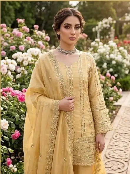 KD 1583 Golden | Golden Zimmy Silk Salwar Suit with Sequins Work. Special Price ₹1699. Delivery 4-6 Working Days. Shop now. | Jump Suits, Salwar suit, Casual Suits, Creative suits, Designer Suits, Palazzo Suits, Party Wear Suits, Patiala Suits, Straight Suits