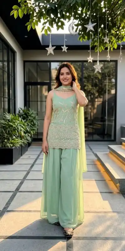 DB 44 Pista Faux Georgette Salwar Suit erfect for Wedding, Party, Mehendi, Pongal, Reception – . Available at ₹1899 only. Delivery 4-6 Working Days | Jump Suits, Salwar suit, Casual Suits, Creative suits, Designer Suits, Palazzo Suits, Party Wear Suits, Patiala Suits, Straight Suits