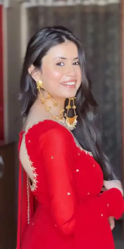 ZC 10023 Red Fox Georgette Gown Perfect for Wedding, Party, Makar Sankranti, Festival Celebrations, Engagement –. Grab it for ₹1999. Delivery 4-6 Worki | Gowns, Bollywood Gowns, Creative Gowns, Designer Gowns, Embroidered Gowns, Party Wear Gowns