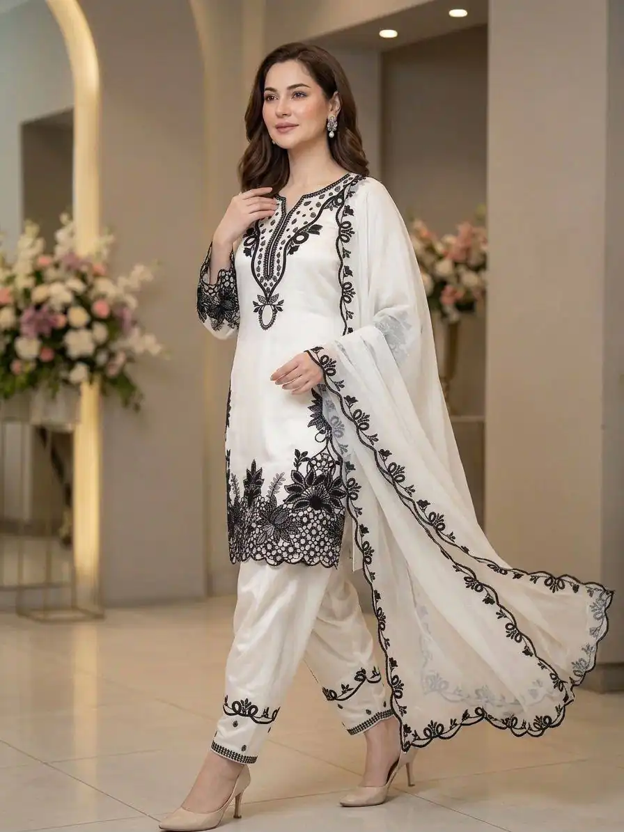 LG 2090 White in Glass Roman Sequins Work & Embroidery Work Salwar Suit . Special Price ₹2399. Delivery 4-6 Working Days. Shop now. | Jump Suits, Salwar suit, Casual Suits, Creative suits, Designer Suits, Palazzo Suits, Party Wear Suits, Patiala Suits, Straight Suits