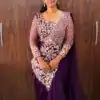 ST 1201 Wine in Faux Georgette Zari Work & Embroidery Work Saree. Special Price ₹1899. Delivery 4-6 Working Days. Shop now. | Designer Sarees, Modern Digital sarees, Sarees, Bollywood Sarees, Creative Sarees, Embroidered Sarees, Ethnic Saree, Party Wear Sarees