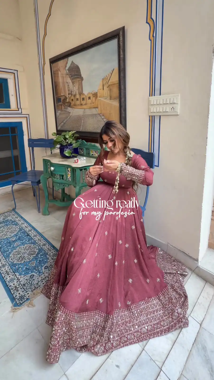 KD1589 Peach Color Mul Chanderi Silk Mul Chanderi Silk Thread Embroidery Gown Delivery 4-6 Working Days. Online Shop now. | Gowns, Bollywood Gowns, Creative Gowns, Designer Gowns, Embroidered Gowns, Party Wear Gowns