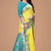 KP 4069 Yellow Soft Lichi Silk Cloth Saree Perfect for Wedding, Party, Family Gatherings, Sangeet, Festive Deal ₹1449. Delivery 4-6 Working Days | Designer Sarees, Modern Digital sarees, Sarees, Bollywood Sarees, Creative Sarees, Embroidered Sarees, Ethnic Saree, Party Wear Sarees