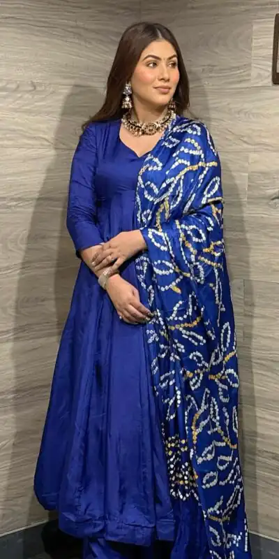 FB L332 Blue Color Digital Print Salwar Suit in Blue Chinon Silk. Now at just ₹2099. Delivery 4-6 Working Days. Shop now. | Gowns, Bollywood Gowns, Creative Gowns, Designer Gowns, Embroidered Gowns, Party Wear Gowns, Salwar suit