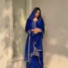 VLM 322 Blue Georgette Salwar Suit Perfect for Wedding, Party, Housewarming, Durga Puja, Festival Celebrations – . Grab it for ₹1949. Delivery 4-6 Workin | Jump Suits, Salwar suit, Casual Suits, Creative suits, Designer Suits, Palazzo Suits, Party Wear Suits, Patiala Suits, Straight Suits