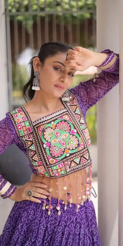 KA 5080 Purple| Faux Georgette Lehenga Choli with Embroidery Work & Lace Work. Special Price ₹2499. Delivery 4-6 Working Days. Shop now. | Lehenga, Bollywood Lehenga, Creative Lehenga, Designer Lehenga, Embroidered Lehenga, Party Wear Lehenga