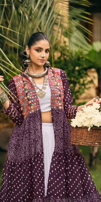 RR 17 Wine | Faux Georgette Lehenga Choli with Embroidery Work & Lace Work. Special Price ₹2149. Delivery 4-6 Working Days. Shop now. | Lehenga, Bollywood Lehenga, Creative Lehenga, Designer Lehenga, Embroidered Lehenga, Party Wear Lehenga