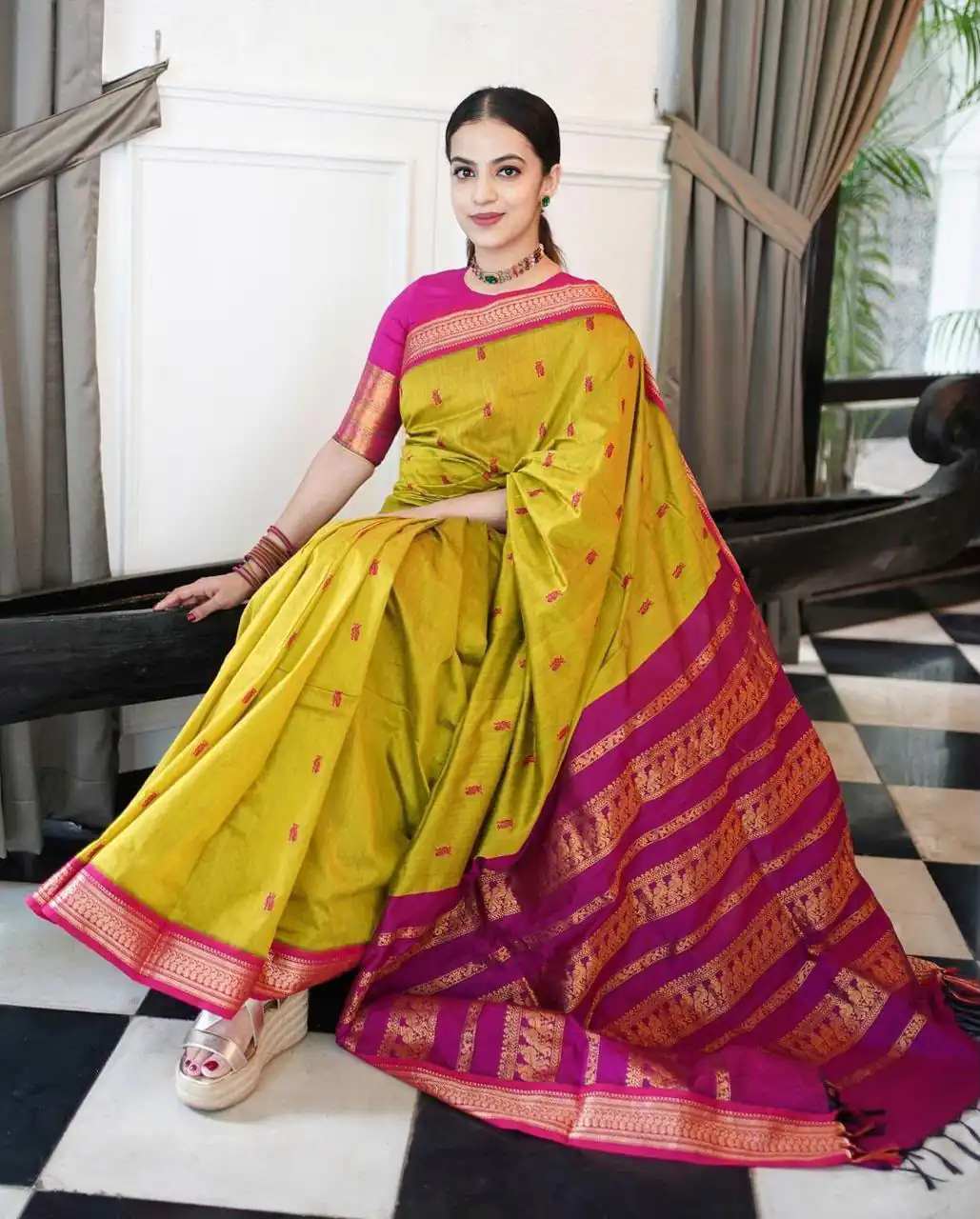 KP 6092 Mastered Soft Lichi Silk Cloth Saree Perfect for Wedding, Party, Family Gatherings, Sangeet, Festive Deal ₹1449. Delivery 4-6 Working Days | Designer Sarees, Modern Digital sarees, Sarees, Bollywood Sarees, Creative Sarees, Embroidered Sarees, Ethnic Saree, Party Wear Sarees