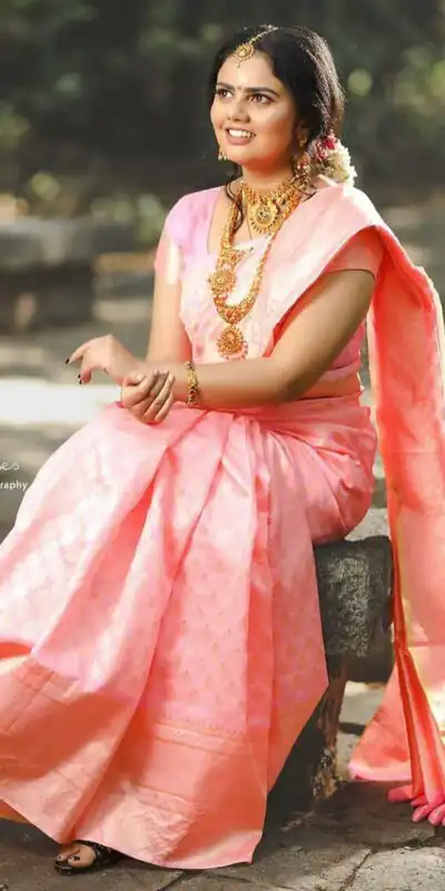 KPR 061 peach Soft Lichi Silk Saree with Lace Work & Lace Border. Introductory Price ₹1349. Delivery 4-6 Working Days. Shop now. | Designer Sarees, Modern Digital sarees, Sarees, Bollywood Sarees, Creative Sarees, Embroidered Sarees, Ethnic Saree, Party Wear Sarees