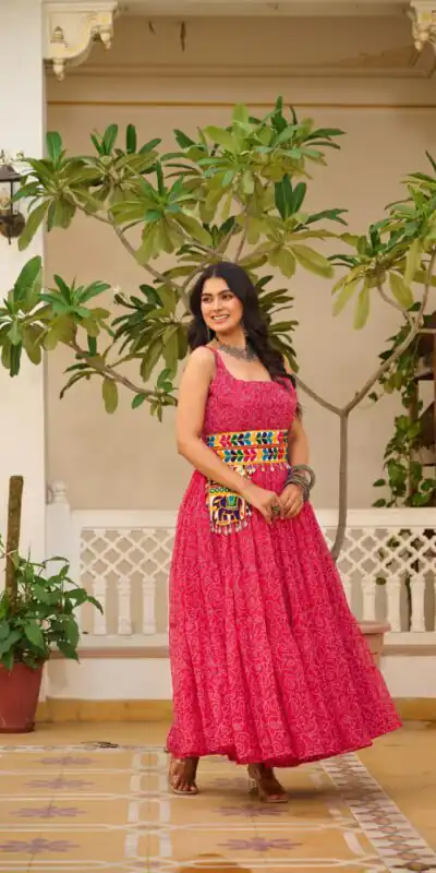 Ram 110 Pink Pretty Red Faux Georgette Mirror Gamathi Work Gown . Wedding, Party, Festive Get it for ₹2049. Delivery 4-6 Working Days. Shop now. | Gowns, Bollywood Gowns, Creative Gowns, Designer Gowns, Embroidered Gowns, Party Wear Gowns