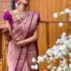 KP 6092 Pink Soft Lichi Silk Cloth Saree Perfect for Wedding, Party, Family Gatherings, Sangeet, Festive Deal ₹1449. Delivery 4-6 Working Days | Designer Sarees, Modern Digital sarees, Sarees, Bollywood Sarees, Creative Sarees, Embroidered Sarees, Ethnic Saree, Party Wear Sarees