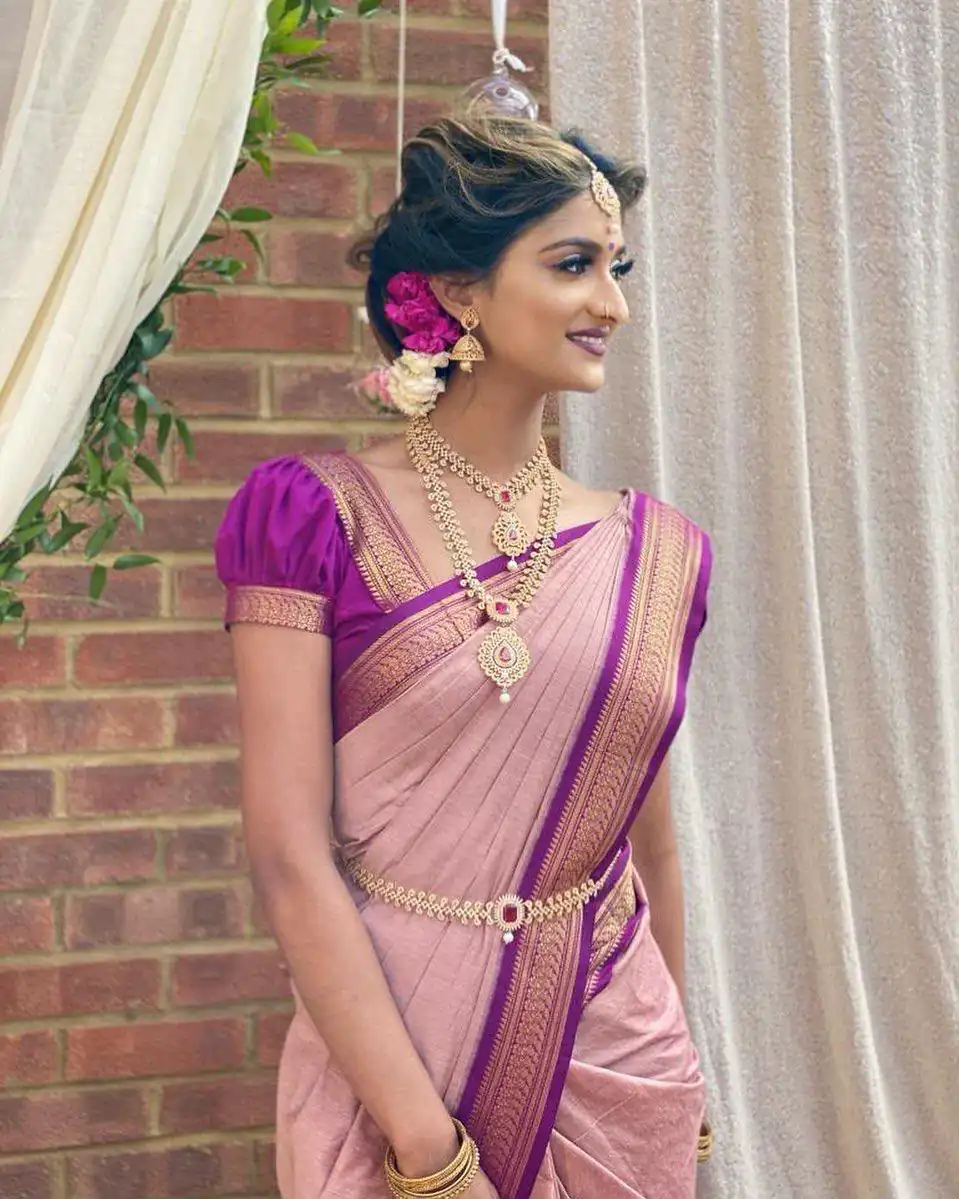 KP 6092 Pink Soft Lichi Silk Cloth Saree Perfect for Wedding, Party, Family Gatherings, Sangeet, Festive Deal ₹1449. Delivery 4-6 Working Days | Designer Sarees, Modern Digital sarees, Sarees, Bollywood Sarees, Creative Sarees, Embroidered Sarees, Ethnic Saree, Party Wear Sarees