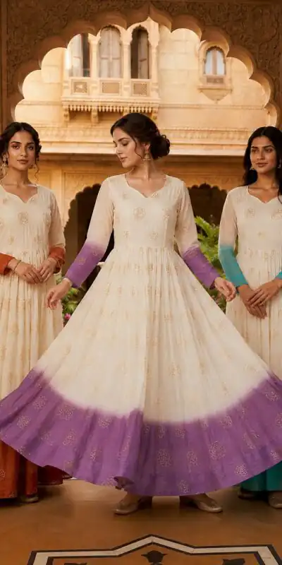KA 1264 Rust Silver Crunchy Gown Perfect for Wedding, Party, Durga Puja, Ganesh Chaturthi, Family Gatherings – n. Festive Deal ₹1819. Delivery 4-6 Worki | Gowns, Bollywood Gowns, Creative Gowns, Designer Gowns, Embroidered Gowns, Party Wear Gowns