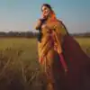 KP 6092 Yellow Soft Lichi Silk Cloth Saree Perfect for Wedding, Party, Family Gatherings, Sangeet, Festive Deal ₹1449. Delivery 4-6 Working Days | Designer Sarees, Modern Digital sarees, Sarees, Bollywood Sarees, Creative Sarees, Embroidered Sarees, Ethnic Saree, Party Wear Sarees