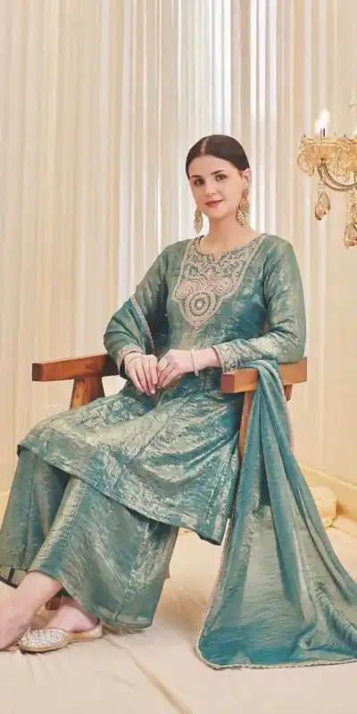 KF 1727 Blue Fandy Silk Salwar Suit Perfect for Wedding, Party, Family Gatherings, Onam, Engagement – . Affordable Price ₹1849. Delivery 4-6 Working Da | Jump Suits, Salwar suit, Casual Suits, Creative suits, Designer Suits, Palazzo Suits, Party Wear Suits, Patiala Suits, Straight Suits