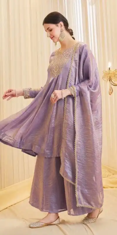 KF 1727 Lavender Fandy Silk Salwar Suit Perfect for Wedding, Party, Family Gatherings, Onam, Engagement – . Affordable Price ₹1849. Delivery 4-6 Working Da | Jump Suits, Salwar suit, Casual Suits, Creative suits, Designer Suits, Palazzo Suits, Party Wear Suits, Patiala Suits, Straight Suits