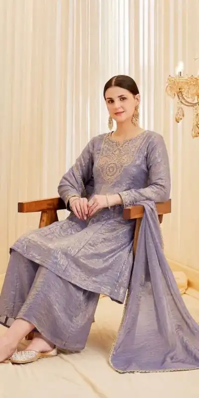 KF 1727 Lavender Fandy Silk Salwar Suit Perfect for Wedding, Party, Family Gatherings, Onam, Engagement – . Affordable Price ₹1849. Delivery 4-6 Working Da | Jump Suits, Salwar suit, Casual Suits, Creative suits, Designer Suits, Palazzo Suits, Party Wear Suits, Patiala Suits, Straight Suits