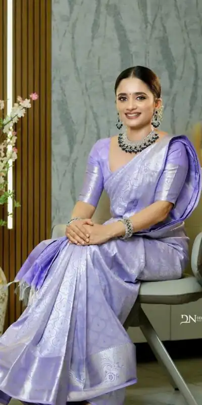 KPR 259 Lavender Soft Lichi Silk Saree with Lace Work & Lace Border. Introductory Price ₹1349. Delivery 4-6 Working Days. Shop now. | Designer Sarees, Modern Digital sarees, Sarees, Bollywood Sarees, Creative Sarees, Embroidered Sarees, Ethnic Saree, Party Wear Sarees
