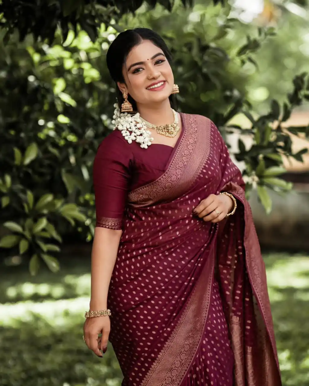KPR 265 Maroon Soft Lichi Silk Saree with Lace Work & Lace Border. Introductory Price ₹1349. Delivery 4-6 Working Days. Shop now. | Designer Sarees, Modern Digital sarees, Sarees, Bollywood Sarees, Creative Sarees, Embroidered Sarees, Ethnic Saree, Party Wear Sarees