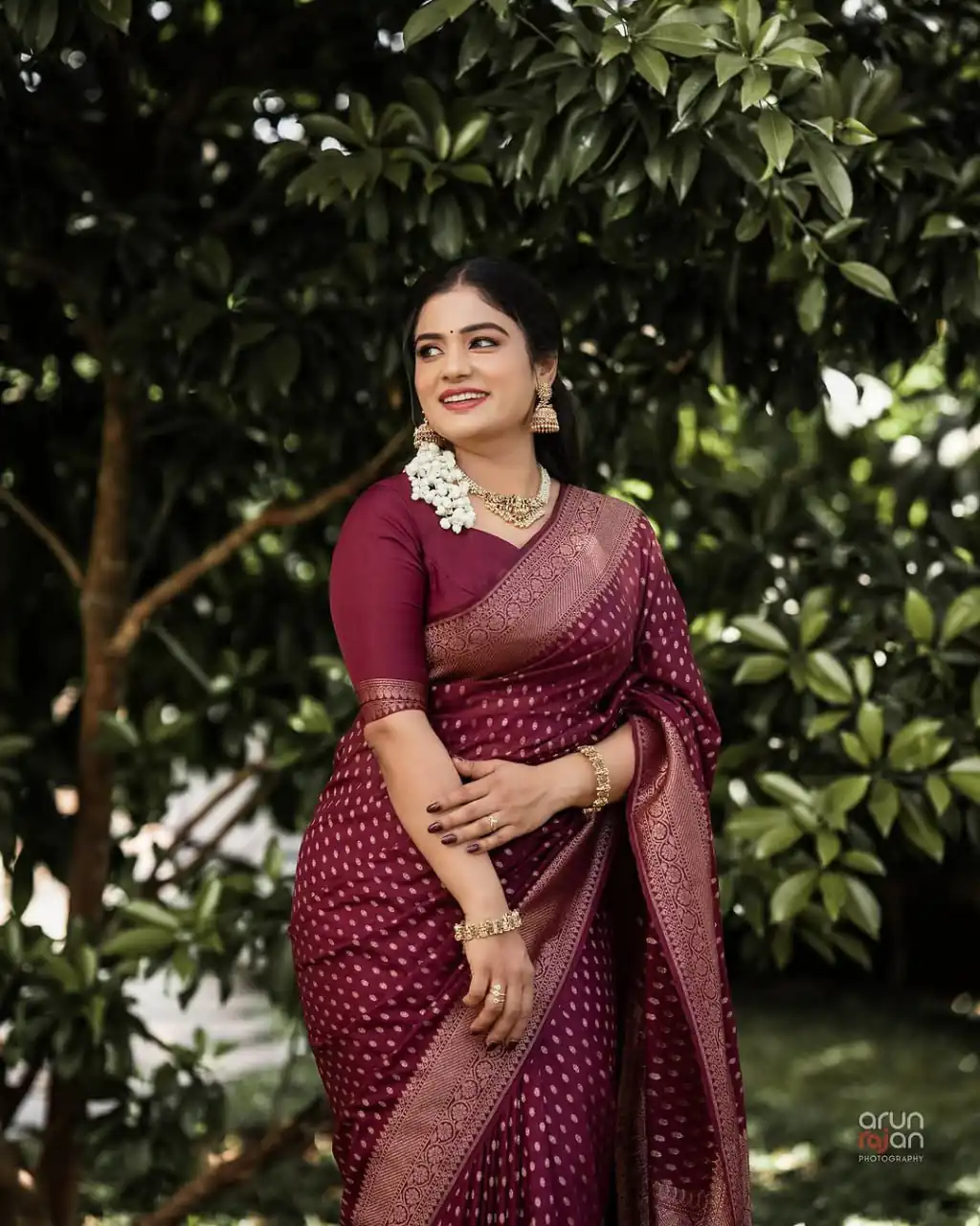 KPR 265 Maroon Soft Lichi Silk Saree with Lace Work & Lace Border. Introductory Price ₹1349. Delivery 4-6 Working Days. Shop now. | Designer Sarees, Modern Digital sarees, Sarees, Bollywood Sarees, Creative Sarees, Embroidered Sarees, Ethnic Saree, Party Wear Sarees