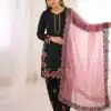 SR 1709 Pink Color Roman Silk Salwar Suit with Embroidery Work. Available at ₹2399 only. Delivery 4-6 Working Days. Shop now. | Jump Suits, Salwar suit, Casual Suits, Creative suits, Designer Suits, Palazzo Suits, Party Wear Suits, Patiala Suits, Straight Suits