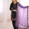 SR 1709 Purple Color Roman Silk Salwar Suit with Embroidery Work. Available at ₹2399 only. Delivery 4-6 Working Days. Shop now. | Jump Suits, Salwar suit, Casual Suits, Creative suits, Designer Suits, Palazzo Suits, Party Wear Suits, Patiala Suits, Straight Suits