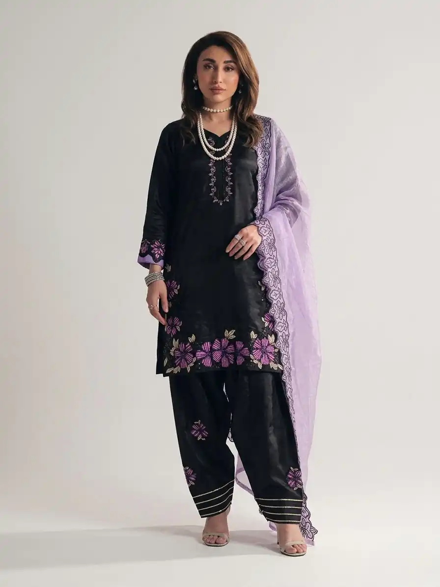 SR 1709 Purple Color Roman Silk Salwar Suit with Embroidery Work. Available at ₹2399 only. Delivery 4-6 Working Days. Shop now. | Jump Suits, Salwar suit, Casual Suits, Creative suits, Designer Suits, Palazzo Suits, Party Wear Suits, Patiala Suits, Straight Suits