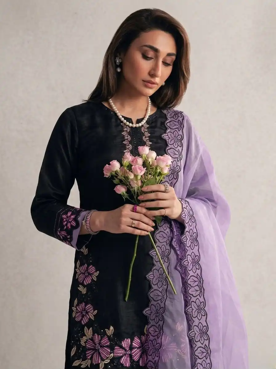 SR 1709 Purple Color Roman Silk Salwar Suit with Embroidery Work. Available at ₹2399 only. Delivery 4-6 Working Days. Shop now. | Jump Suits, Salwar suit, Casual Suits, Creative suits, Designer Suits, Palazzo Suits, Party Wear Suits, Patiala Suits, Straight Suits
